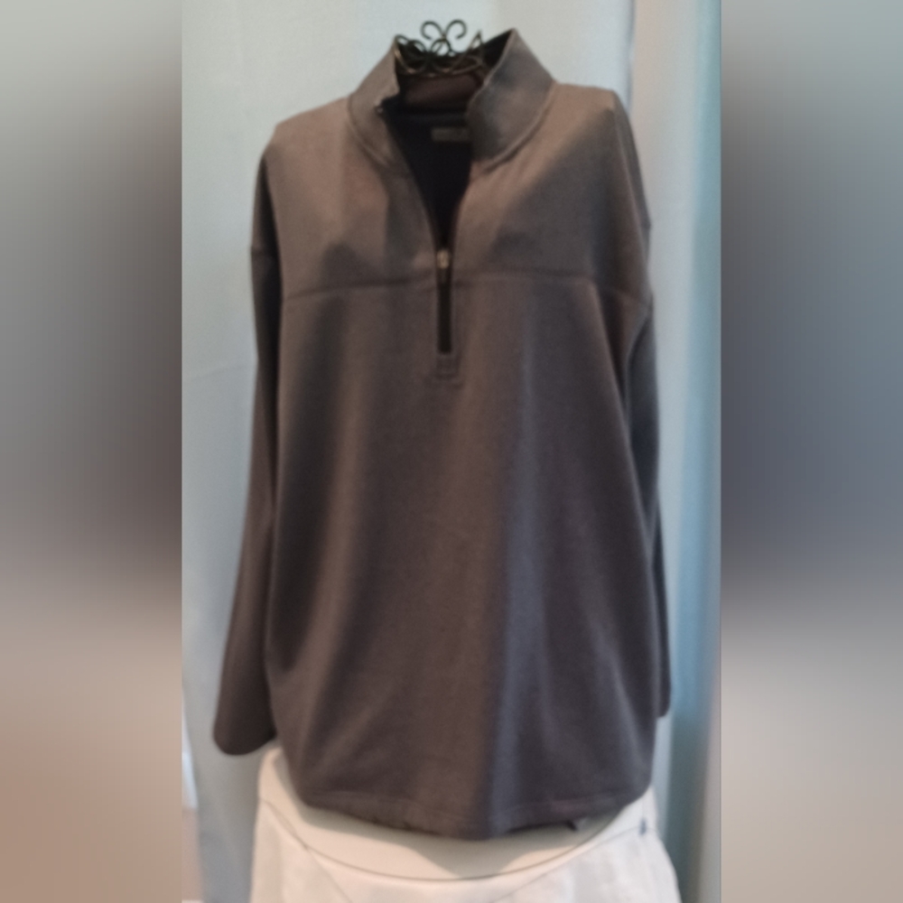 Grandslam Performance Gray Quarter-Zip Pullover - image 6